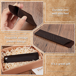 2Pcs 2 Style Leather Pen Holders&nbsp;AJEW-GA0006-29B