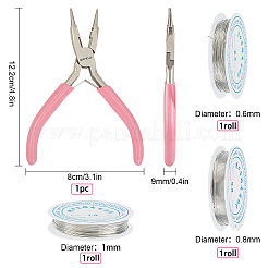 3Roll 3 Style Round Copper Jewelry Wire&nbsp;CWIR-SC0001-01