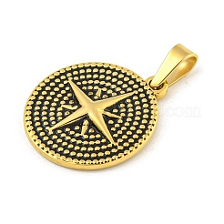 Ion Plating(IP) 304 Stainless Steel Pendants&nbsp;STAS-F307-21G