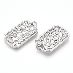Brass Micro Pave Cubic Zirconia Pendants&nbsp;KK-N254-242P