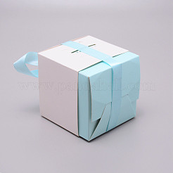 Square Paper Pierced Candy Boxes&nbsp;CON-WH0084-10
