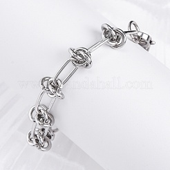 Tarnish Resistant 304 Stainless Steel Link Chain Bracelets&nbsp;BJEW-Z011-09P