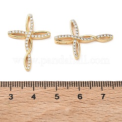 SHEGRACE Brass Clear Cubic Zirconia Pendants&nbsp;XGRQ3K113-566G