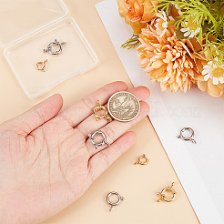 8Pcs 4 Styles 304 Stainless Steel Spring Ring Clasps&nbsp;STAS-GO0001-17