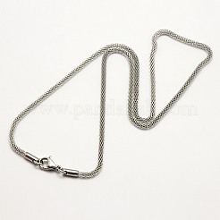 Tarnish Resistant Trendy Men's 304 Stainless Steel Lantern Chain Necklaces&nbsp;NJEW-M071-02
