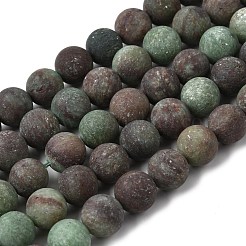 Natural Green Opal Beads Strands&nbsp;G-H045-A03-10MM-01