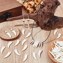 60Pcs Opaque Acrylic Pendants&nbsp;OACR-SP0002-35