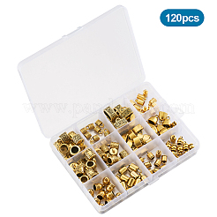 Tibetan Style Alloy Cord Ends&nbsp;TIBEP-TA0002-33AG