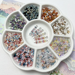 Transparent Glass Seed Beads&nbsp;FIND-U017-18B
