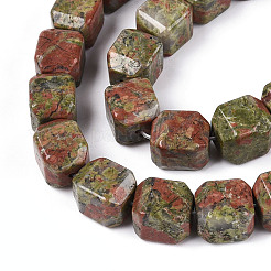 Natural Unakite Beads Strands&nbsp;G-N353-03A-05