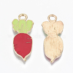 Alloy Enamel Pendants&nbsp;X-ENAM-T011-08KC-RS