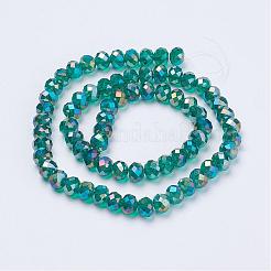 Electroplate Glass Beads&nbsp;GR8MM-AB