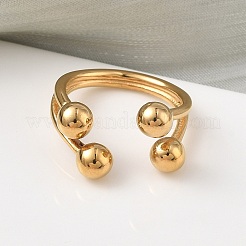 304 Stainless Steel Cuff Rings&nbsp;RJEW-Z118-05G