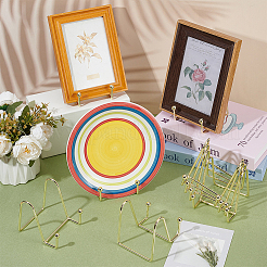 16Pcs Iron Display Easel Stands for Photo Frames&nbsp;ODIS-WA0001-02