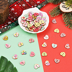 100Pcs Wood Buttons&nbsp;DIY-SP0005-91