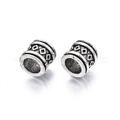 Rack Plating Alloy European Beads&nbsp;MPDL-N039-192