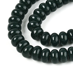 Opaque Solid Color Glass Beads Strands&nbsp;GLAA-ZX008-8mm-18X