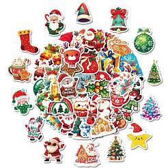 50Pcs Christmas Theme Cartoon Paper Stickers&nbsp;DIY-P085-05