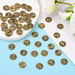 Tibetan Style Buttons&nbsp;TIBE-R178-AG-LF