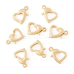 8Pcs Brass Heart Lobster Claw Clasps&nbsp;KK-TA0002-69