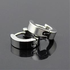 Brass Huggie Hoop Earrings&nbsp;EJEW-EE0002-252F