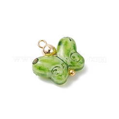 Brass Glass Charms&nbsp;PALLOY-JF04531
