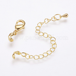 Long-Lasting Plated Brass Chain Extender&nbsp;KK-F711-11G