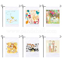 Polyester Garden Flag&nbsp;DIY-GL0001-30