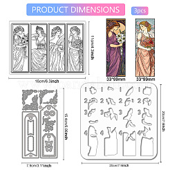 1Pc Angel Theme Bookmark Carbon Steel Cutting Dies Stencils&nbsp;DIY-GL0003-213