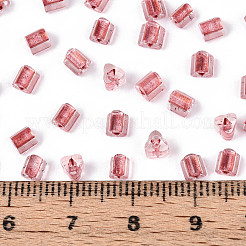 Transparent Inside Colours Glass Seed Beads&nbsp;SEED-T007-13G