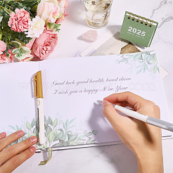 120 Pages Wedding Guest Book&nbsp;AJEW-GL0002-78