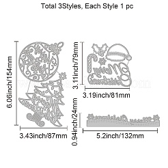 Carbon Steel Cutting Dies Stencils&nbsp;DIY-WH0309-402