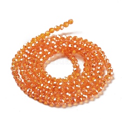 Electroplate Transparent Glass Beads Strands&nbsp;EGLA-A035-T3mm-A05