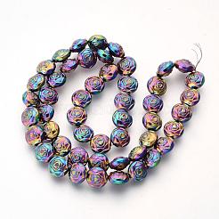 Electroplate Non-magnetic Synthetic Hematite Beads Strands&nbsp;G-Q486-67D