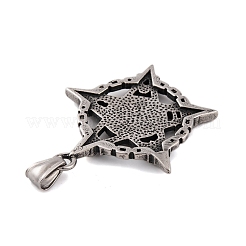 304 Stainless Steel Pendants&nbsp;STAS-K283-14AS