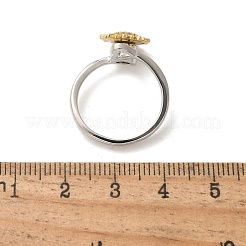 Rotatable Open Finger Rings for Women&nbsp;RJEW-H245-02PG