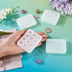 4Pcs 4 Styles DIY Beads Silicone Molds&nbsp;SIMO-TA0001-15