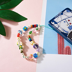 30Pcs 15 Style Transparent Glass Enamel Beads&nbsp;GLAA-KS0001-09