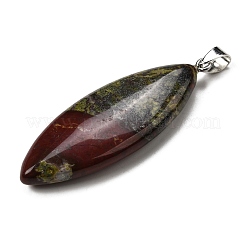 Natural Dragon Blood Big Pendants&nbsp;G-F820-06F