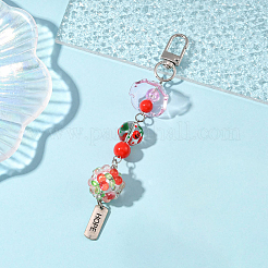 Handmade Polymer Clay & Acrylic & Resin & Glass Pendant Decorations&nbsp;KEYC-FS00037-05