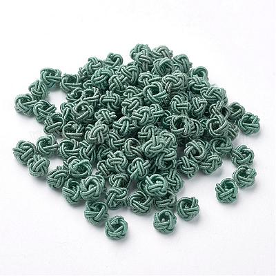 Polyester Weave Beads&nbsp;WOVE-N002-35-1