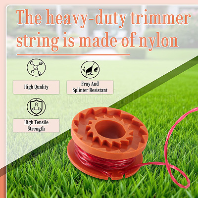 5pcs WA0010 Trimmer Replacement line spools with cap For Worx String Trimmer&nbsp;FIND-TAC0011-128E-1