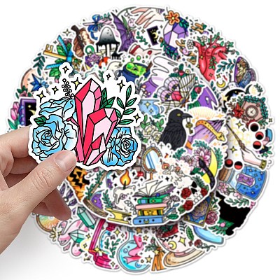 50Pcs PET Stickers&nbsp;PW-WGFF8CD-01-1