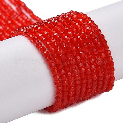 Transparent Glass Beads Strands&nbsp;GLAA-H021-04-25-1