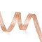 Double Face Satin Ribbon, Polyester Ribbon, PeachPuff, 1/8 inch(3mm) wide, about 880yards/roll(804.672m/roll)