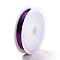 Copper Jewelry Wire, Long-Lasting Plated, Dark Violet, 28 Gauge, 0.3mm, about 65.61 Feet(20m)/roll