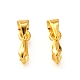 Brass Ice Pick Pinch Bails&nbsp;KK-E143-G-FF-1