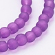 Baking Paint Transparent Glass Bead Strands&nbsp;GLAA-S031-4mm-36-3