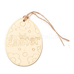 DIY Egg Shape Handmade Hollow Out Graffiti Wood&nbsp;WOOD-G007-02B