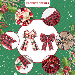 3Pcs 2 Style Ployester Bowknot Display Decoration&nbsp;DIY-CA0004-33